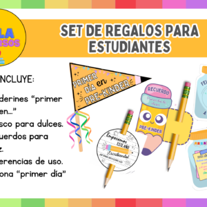 SET DE REGALOS PARA ESTUDIANTES PRIMER DÍA