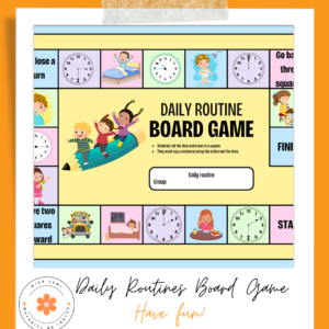 Board Game: Daily Routines