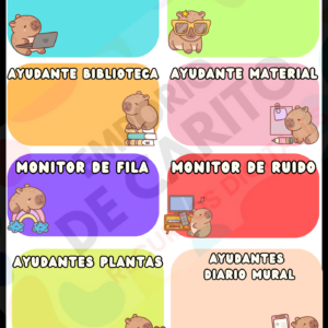 Cartel encargados de