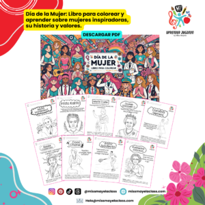 Día de la Mujer: Libro para Colorear | Mujeres Inspiradoras | Historia y Valores
