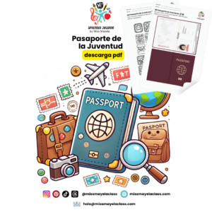 Pasaporte de la Juventud – Actividad imprimible para motivar y celebrar logros