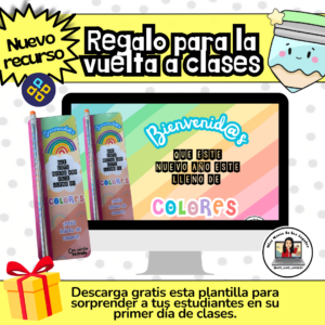 Regalo para tus estudiantes en su primer día de clases