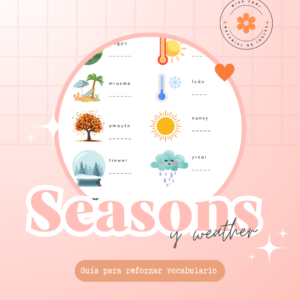 English Worksheet: Seasons