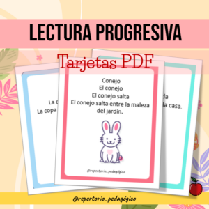 LECTURA PROGRESIVA TARJETAS