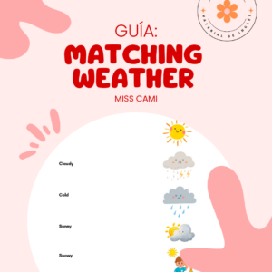 Matching Worksheet Weather