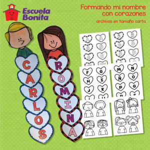 Formando mi nombre con corazones!!! / ¡San Valentin! / Día de San Valentín