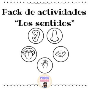 Pack de actividades "Los sentidos"