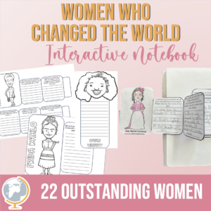 Women's History Month interactive notebook