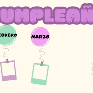 Panel de cumpleaños