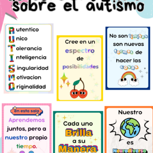Dia de concientizacion sobre el autismo - Decoracion de Aula