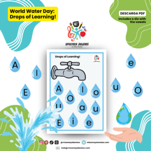 World Water Day: Drops of Learning! - Vowels Learning Game