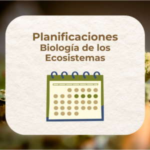 Planificación Biología Celular y Molecular