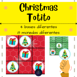 juego de navidad | juego de totito | tic tac toe | juego de mesa de navidad
