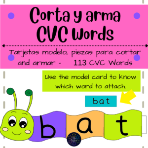 CVC words | vocabulario inglés | palabras en inglés | English