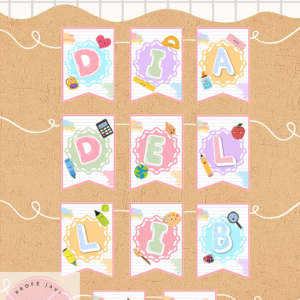 Banderín DÍA DEL LIBRO