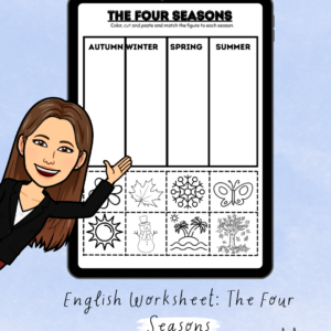 English Worksheet: The Four Seasons