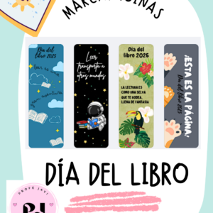 Marcapáginas día del libro