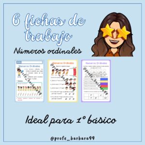 Números ordinales fichas de trabajo