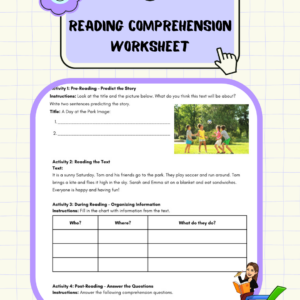 Reading Comprehension: A day at the park