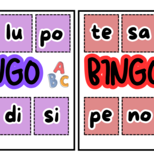 Bingo silabas