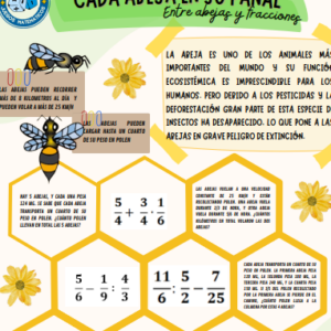 Entre abejas y fracciones