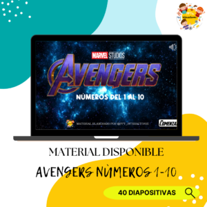 PPT: "AVENGERS, NÚMEROS DEL 1 AL 10"