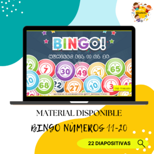 PPT: "BINGO NÚMEROS DEL 11 AL 20"