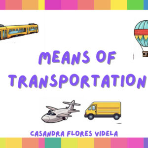 Memorice medios de transporte inglés