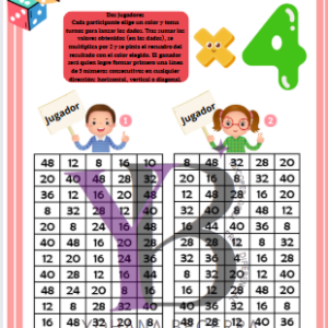 Juego para practicar tablas de multiplicar