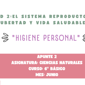 Apunte 6° Básico: Higiene personal.
