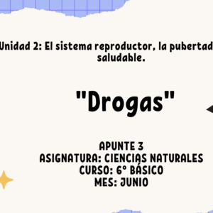 Apunte 6° Básico: Drogas.