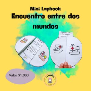 MINI LAPBOOK: ENCUENTRO ENTRE DOS MUNDOS