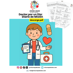Actividad Salud y Valores | Doctor por un Día: Diario de Misión | día del médico