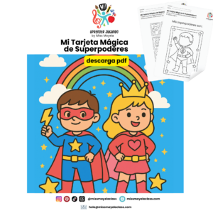 Mi Tarjeta Mágica de Superpoderes| Autoestima y Emociones | Todo sobre mí | Día del niño