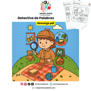 Detective de Palabras | Conciencia Fonológica | Día del Libro y del Idioma