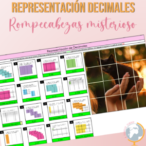 Representación de Decimales Rompecabezas Misterioso