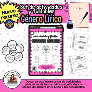 🌿 Set de Actividades sobre Género Lírico – Recursos para Lenguaje