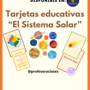 Tarjetas educativas El Sistema Solar