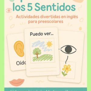Discover the 5 Senses! | Fun & Engaging Worksheet Pack for Young Learners (5 sentidos, ficha en inglés))