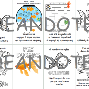 Minilibro Pez dorado (Goldfish)