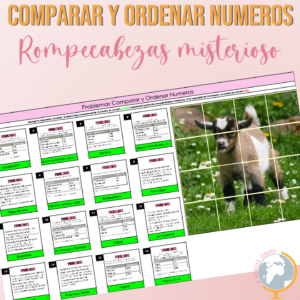 Problemas Comparar y Ordenar Numeros Rompecabezas Misterioso