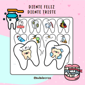 Diente feliz diente triste