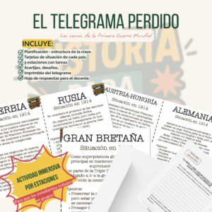 El Telegrama Perdido: Causas de la 1GM