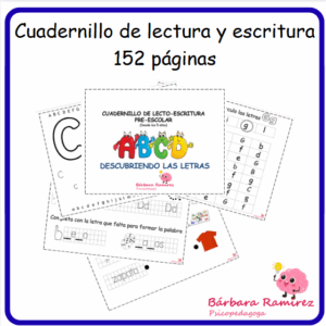 Cuadernillo completo de lecto-escritura: 152 páginas