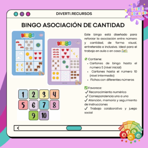 Bingo Asociación de cantidad