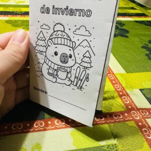 Mini libro Vacaciones de invierno