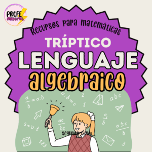 TRÍPTICO LENGUAJE ALGEBRAICO