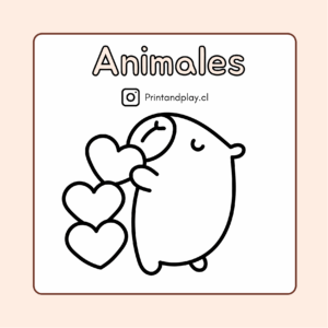 Mini Libro para colorear “Animales”