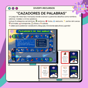 Cazadores de palabras - Categorías semánticas