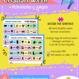 Decode the Sentence! - English Week Activities and Games